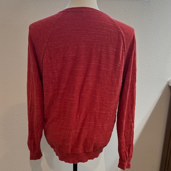 J. Crew Men's Vibrant Red Crewneck Sweater - Picture 2 of 5